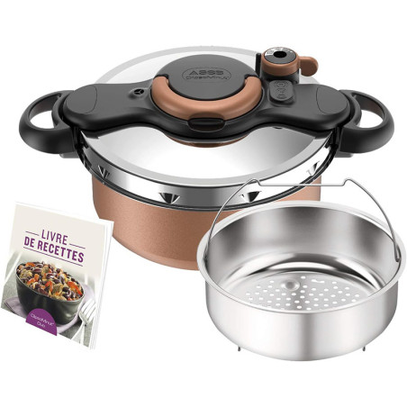 Autocuiseur ClipsoMinut Duo Copper 5L - SEB - P4705101