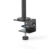 Support pour moniteur de bureau 3 écrans 14-24 " noir - NEDIS - ERGOTMM100BK
