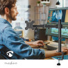 Support pour moniteur de bureau 1 écrans 14-24" Noir - NEDIS - MMSIS110BK