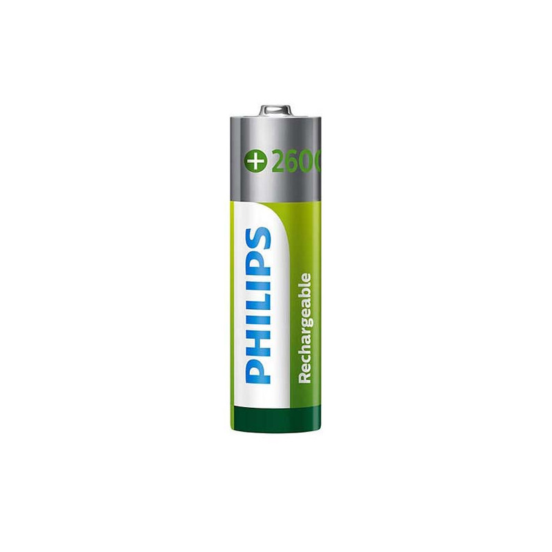 Pile Rechargeables AA 2600mAh x2 - PHILIPS - R6B2A260/10