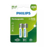 Pile Rechargeables AA 2600mAh x2 - PHILIPS - R6B2A260/10
