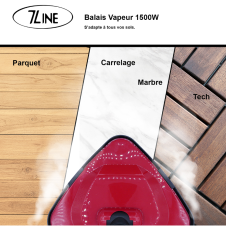 Balai à vapeur 7line