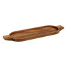 Plat de présentation en bois acacia 48cm Marron - SECRET DE GOURMET - 194193