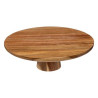 Présentoir à gâteaux en bois Acacia 28cm Marron - SECRET DE GOURMET - 196312