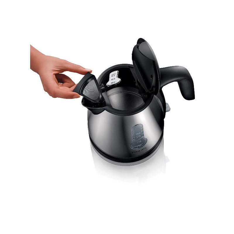 BOUILLOIRE 0,8L PHILIPS Gris-Noir - HD4618/20