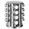 16 Pots à Epices Avec Support Rotatif 