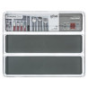 Range Couverts 3 Compartiments 40 Gris Foncé