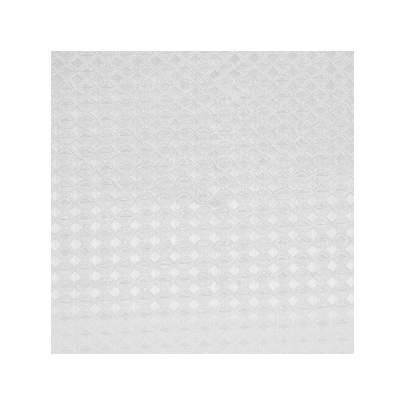 Rideau de Douche Nid Abeille Blanc