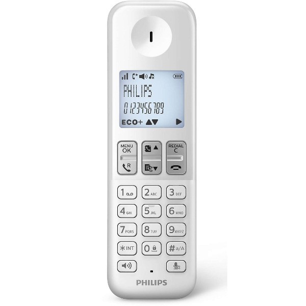 Téléphone Fixe Sans Fil PHILIPS - D2353W/FR