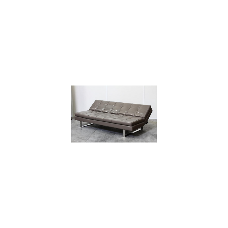 CANAPE BANQUETTE 3 PLACES SIMILI CUIR 6 POSITIONS 