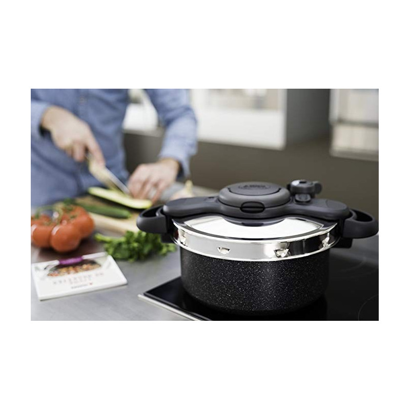 AUTOCUISEUR Clipso Minut Ultra Resist Faitout 2-en-1 5L SEB
