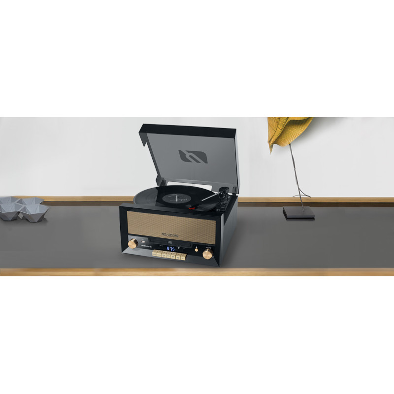 MICRO SYSTÈME CD AVEC PLATINE VINYLE MUSE - MT-110 B