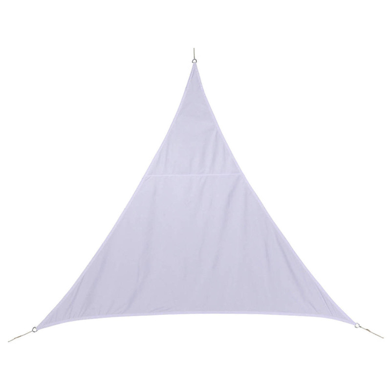 VOILE D'OMBRAGE CURACAO TRIANGULAIRE 4x4x4M BLANC