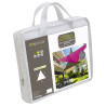 VOILE D'OMBRAGE CURACAO TRIANGULAIRE 4x4x4M BLANC
