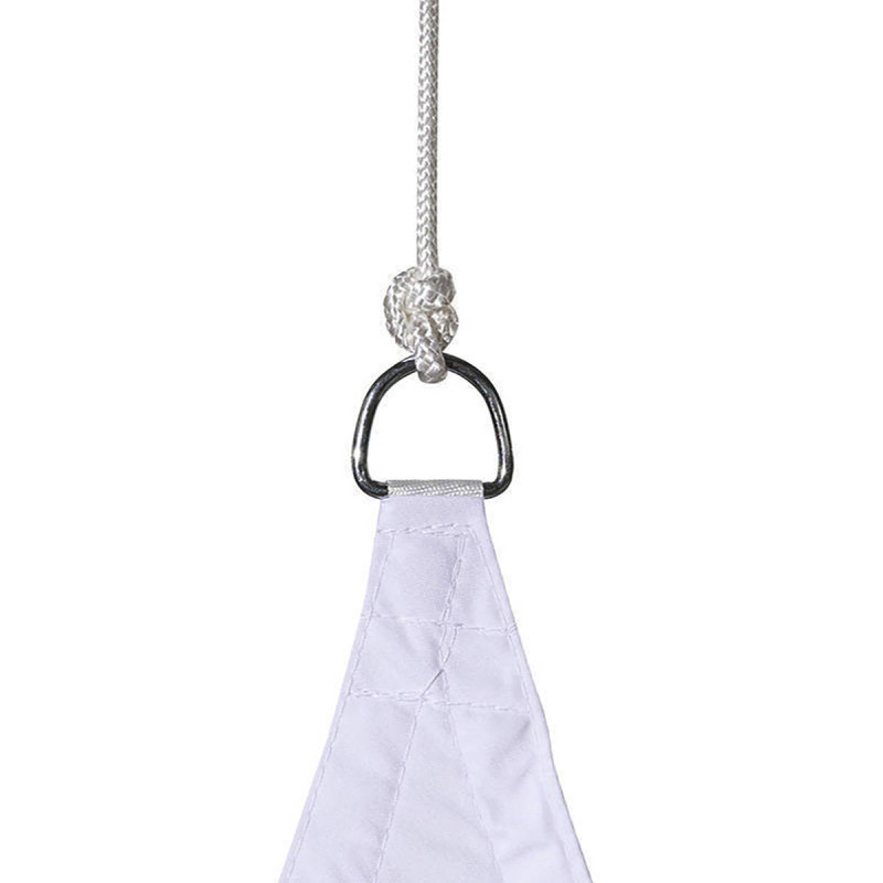 VOILE D'OMBRAGE CURACAO TRIANGULAIRE 4x4x4M BLANC