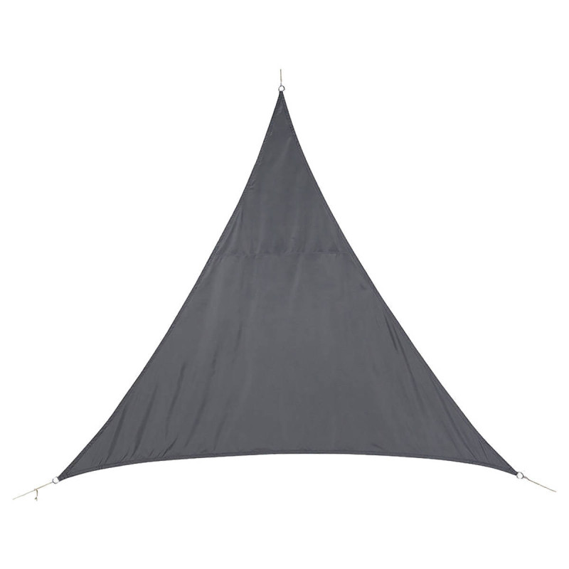 VOILE D'OMBRAGE CURACAO TRIANGULAIRE 5x5x5M GRIS