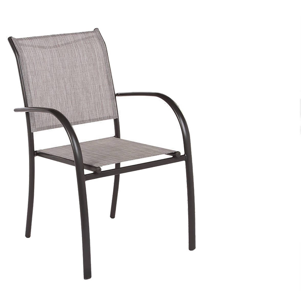 Hespéride Fauteuil empilable Piazza Galet chiné/Silver Mat