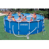 KIT PISCINE TUBULAIRE RONDE D457x122CM INTEX