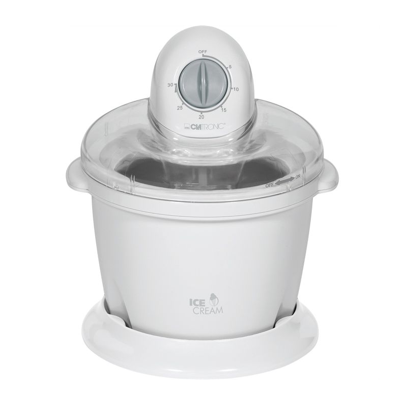 Sorbetière 1 Litres Blanc CLATRONIC - ICM3225