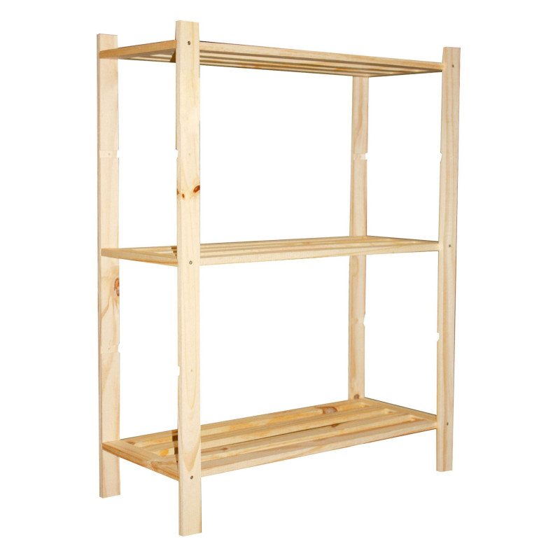 ETAGERE PIN 3 TABLETTES 