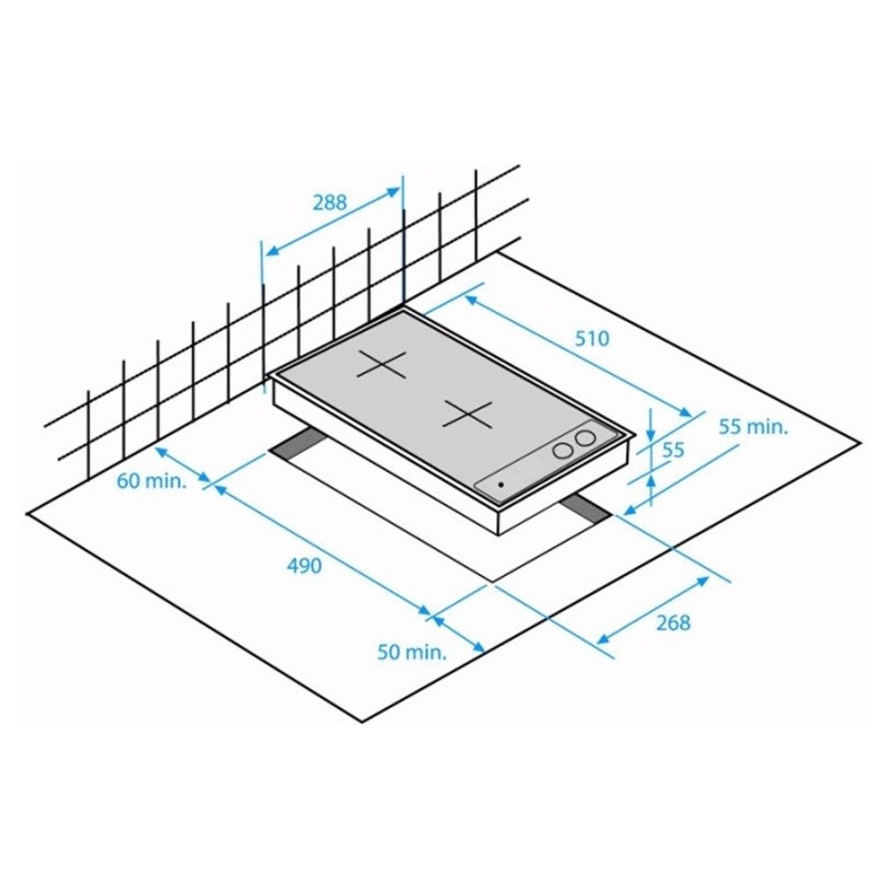 Plaque De Cuisson Vitrocéramique 2 Feux BEKO - HDMC32400TX