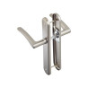 2 2 Poignées De Porte Eve Sans Trou Inspire, Aluminium Entraxe 195 Mm