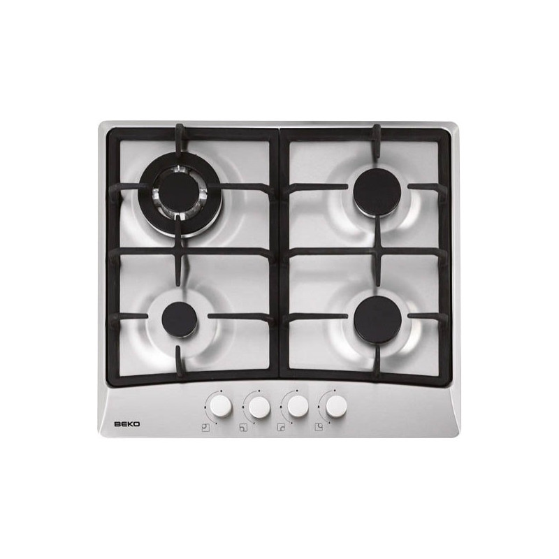 Plaque de Cuisson 4 Gaz BEKO - HIMW64223SX