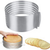 Moule à génoise extensible Inox