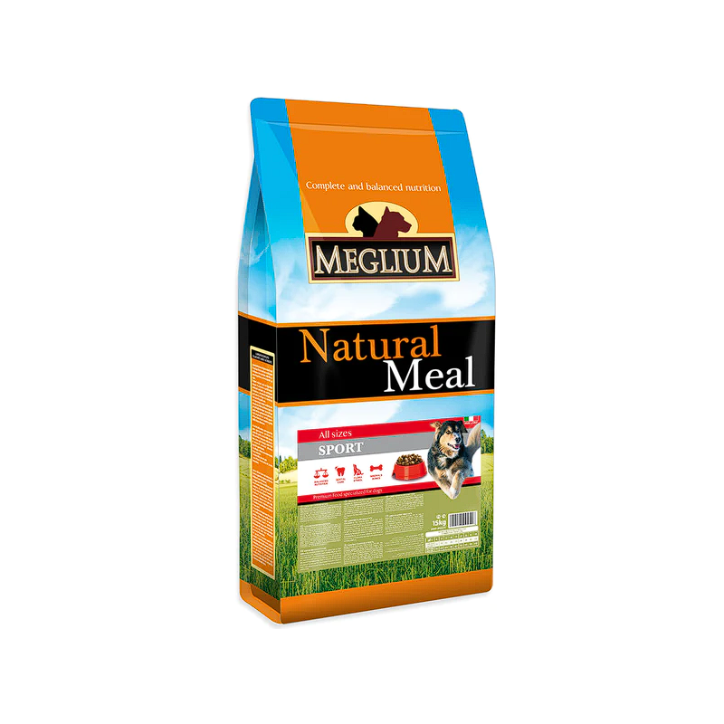 Croquettes Chien Sportif Poulet 15 kg - MEGLIUM