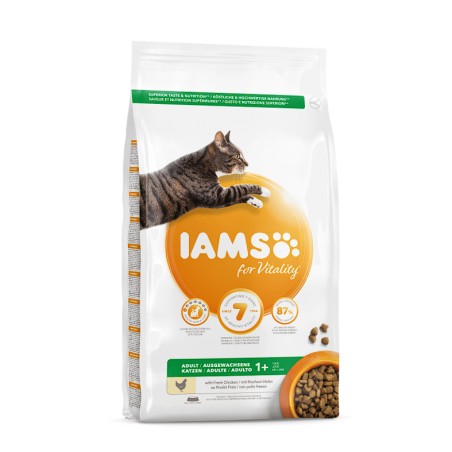 Croquettes Chat Adulte Poulet 1,5 kg - IAMS