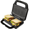Machine à croque-monsieur 900W Inox - DOMO - DO9195C