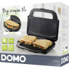 Machine à croque-monsieur 900W Inox - DOMO - DO9195C