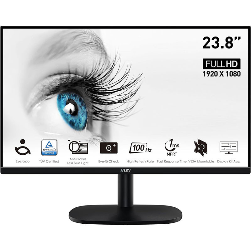 Ecran PC Full HD 24" 100 Hz Noir - MSI - MT_MSI_PRO_MP245V