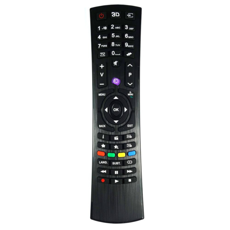 Télécommande de remplacement universelle Noir - VESTEL - 1721