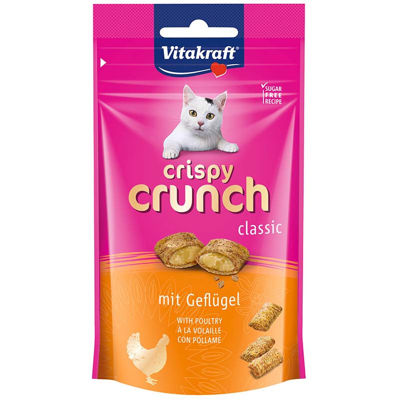 Friandise Crispy Crunch pour chat au poulet 60g - VITAKRAFT - VFFCP141