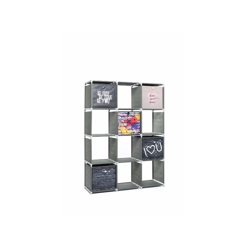 ETAGERE QUICK-TECH 12 NICHES 109 X 36 X 148 CM