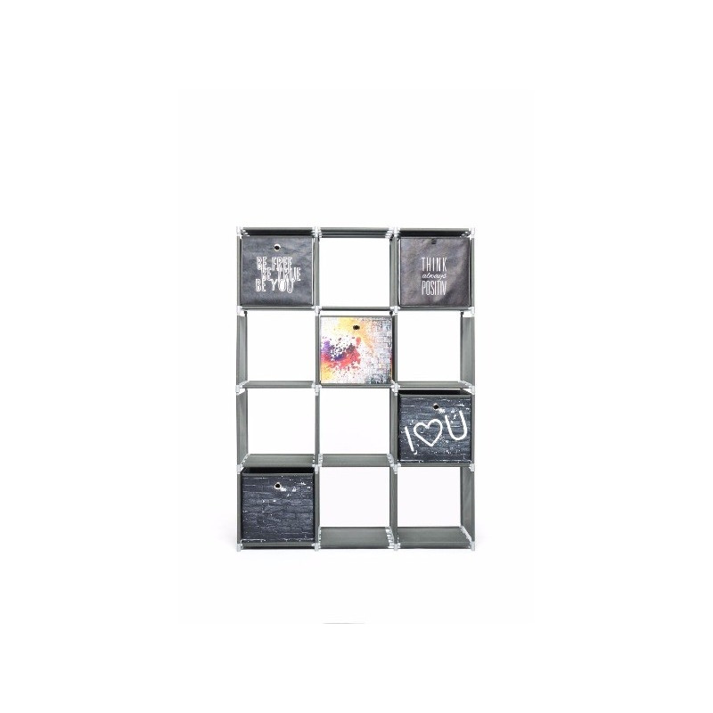 ETAGERE QUICK-TECH 12 NICHES 109 X 36 X 148 CM