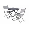 TABLE AZUA  ALU GRAPHITE 2P