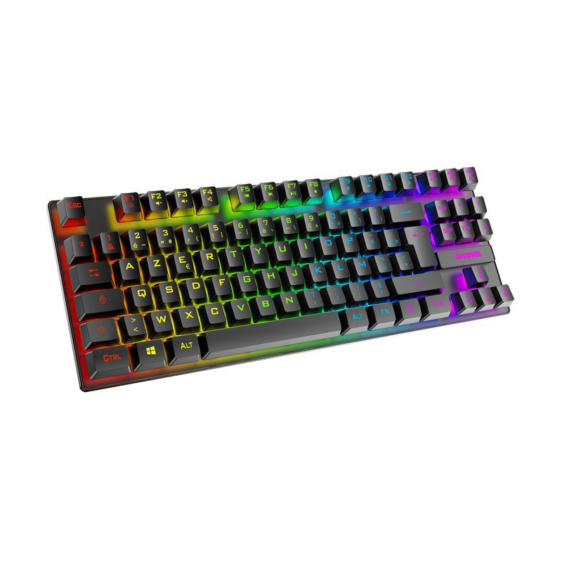 Clavier gaming Azerty Shônen T02 TKL 88 touches Noir - AKUMA - AKSHOT02