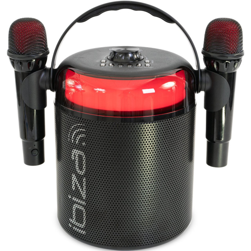 Enceinte bluetooth autonome Karaoke Karahome 120W Noir - IBIZA - KARAHOMEBK