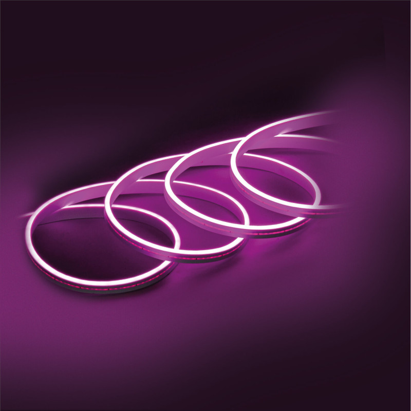 Flexible LED lumineux souple en silicone effet néon pink 5m - IBIZA - NEON500PINK