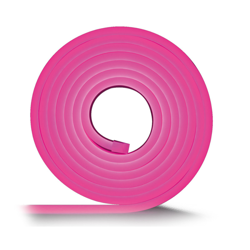 Flexible LED lumineux souple en silicone effet néon pink 5m - IBIZA - NEON500PINK