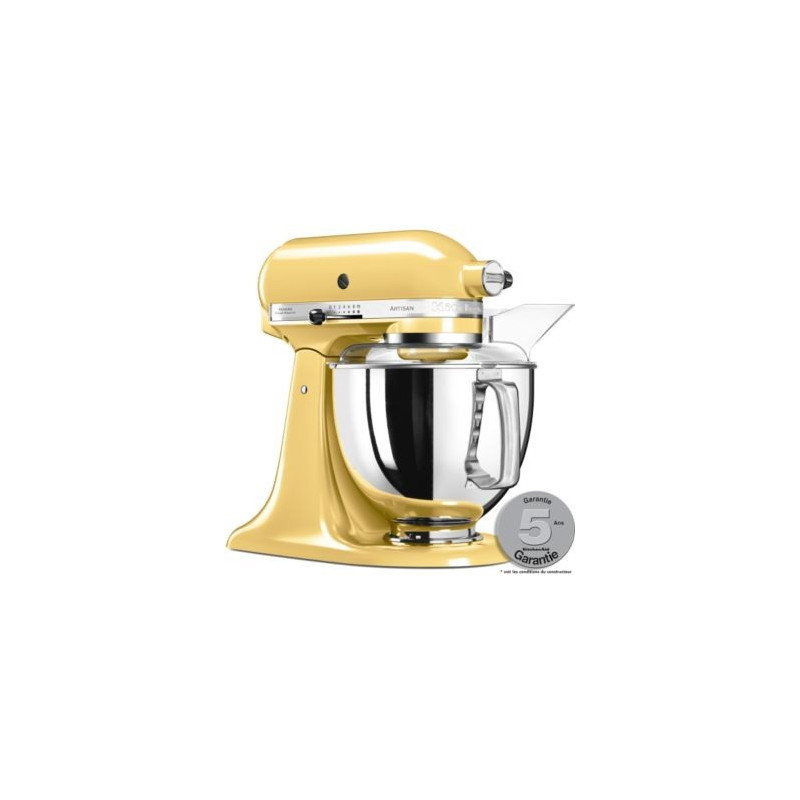 Robot Pâtissier Multifonctions Jaune Pastel KitchenAid - KITJNPR