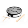 Crépière électrique Minicrepe NX 1200W Noir/Inox - KITCHENCOOK - MINICREPENX