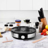 Crépière électrique Minicrepe NX 1200W Noir/Inox - KITCHENCOOK - MINICREPENX