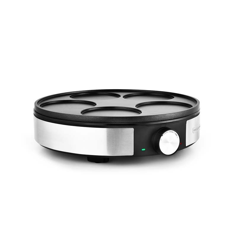 Crépière électrique Minicrepe NX 1200W Noir/Inox - KITCHENCOOK - MINICREPENX
