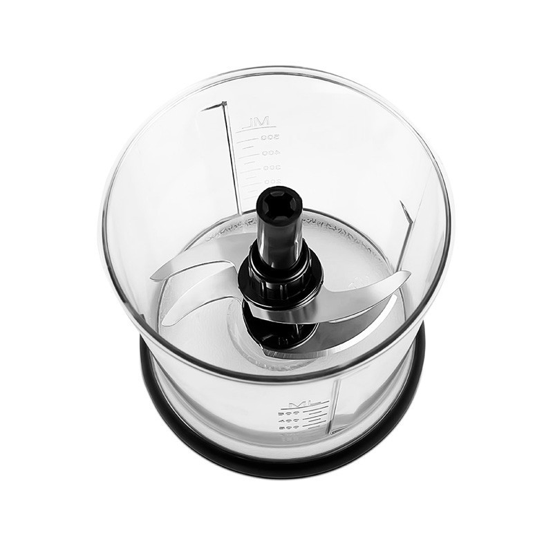 Mini hachoir électrique lames en Inox 500mL Noir - KITCHENCOOK - MIXPOD500