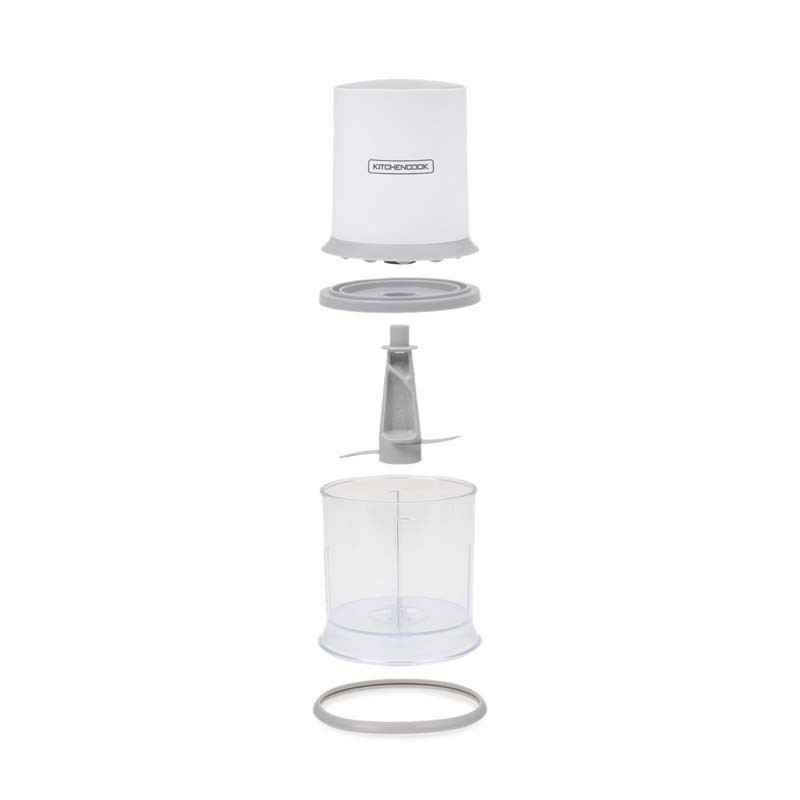 Mini hachoir électrique 400W 500mL Blanc - KITCHENCOOK - MIXPOD400WHITE