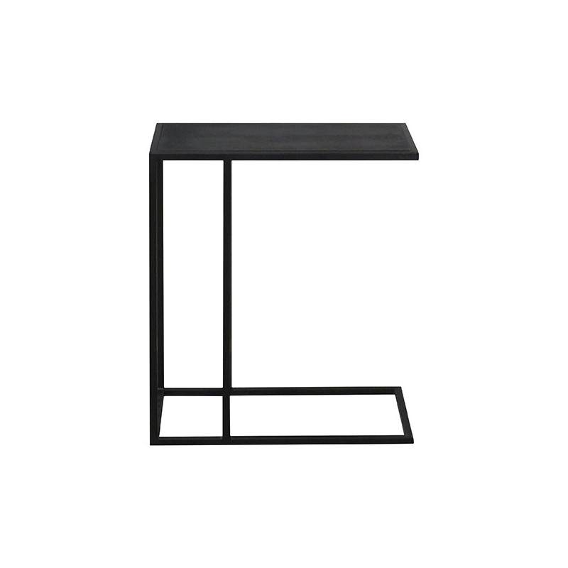Table d'appoint 50x25x58cm noir - WUP 