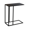 Table d'appoint 50x25x58cm noir - WUP 